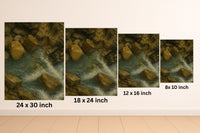 Majestic Mountain 46 - Flowing Path Canvas Art