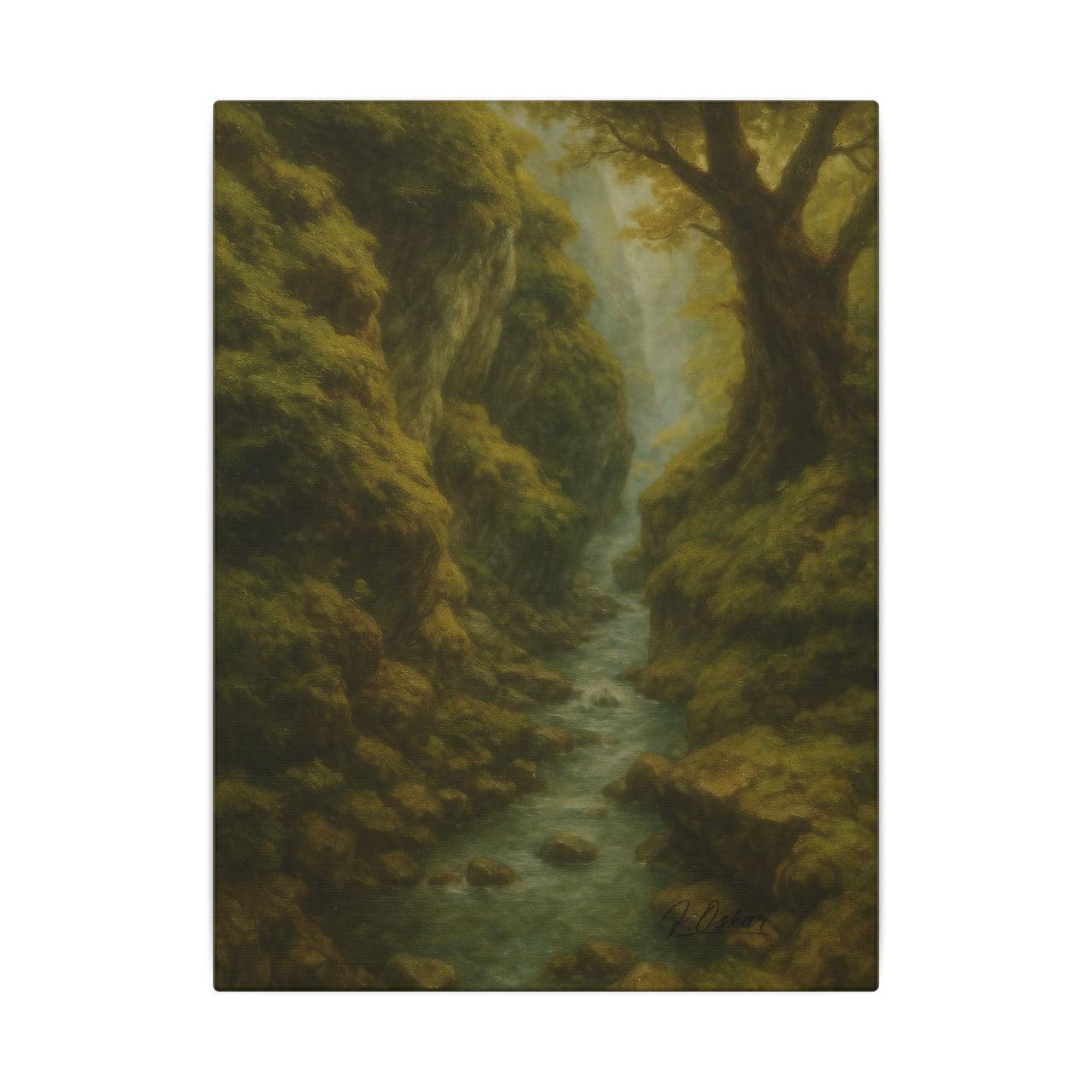 Majestic Mountain 51 - Valley of Gentle Waters Canvas Art