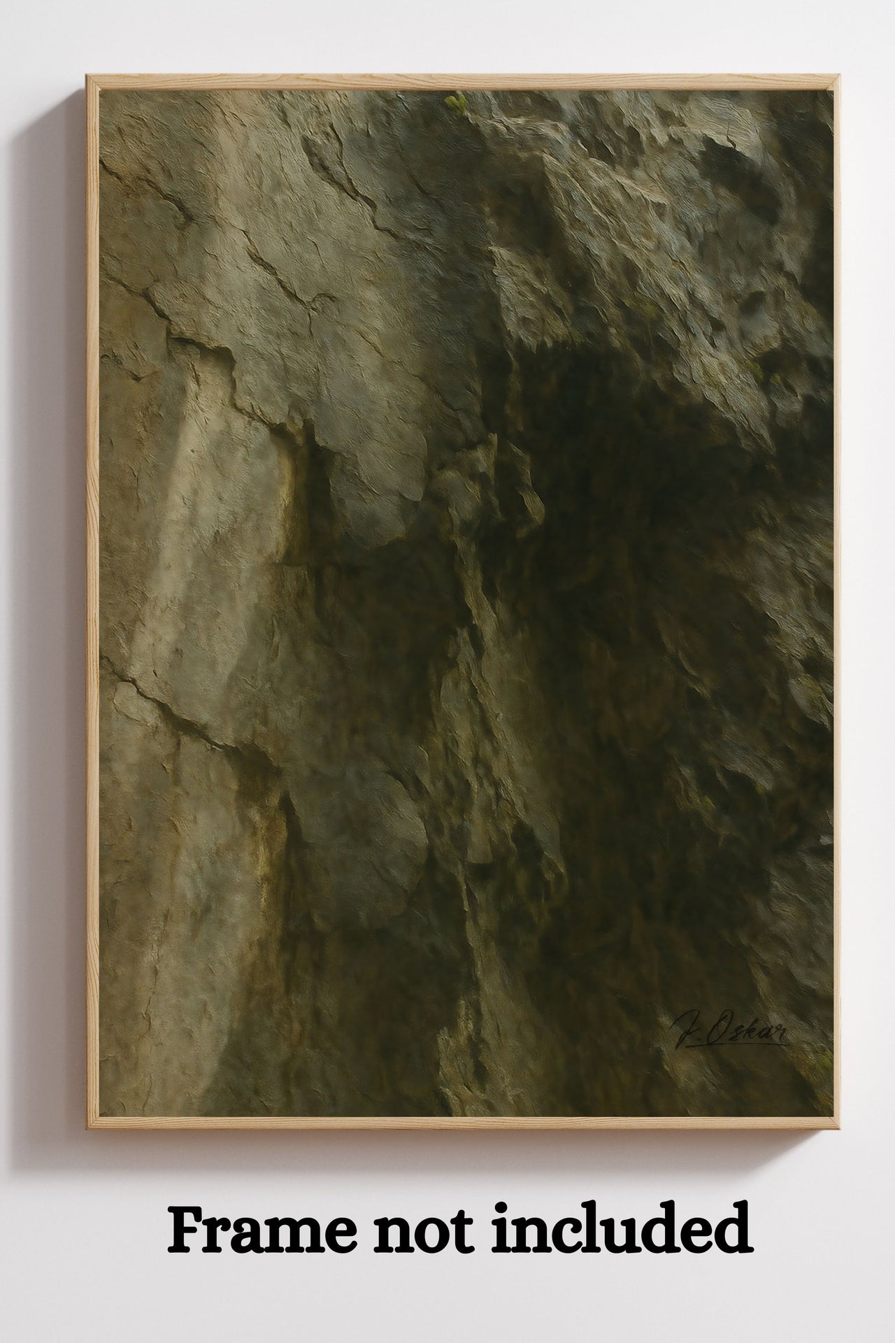 Majestic Mountain 47 - Silence of the Stone Canvas Art