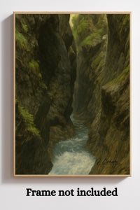 Majestic Mountain 48 - The Gorge Route Canvas Art