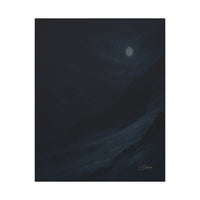 Majestic Mountain 64- Moonlit Ascent Canvas Art