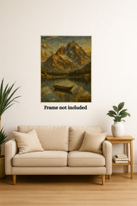 Majestic Mountain 2 - The Stillness Before the Journey Canvas Art