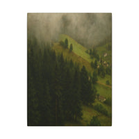 Majestic Mountain 38 - Mist Over the Hillside Canvas Art