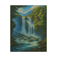 Majestic Mountain 37 - The Waterfall’s Voice Canvas Art