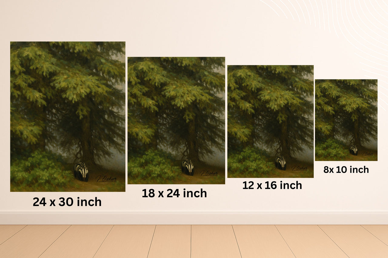 Majestic Mountain 56 - Forest Watcher Canvas Art