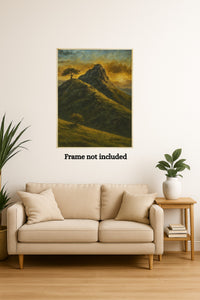 Majestic Mountain 6 - Sunset Overlook Canvas Art
