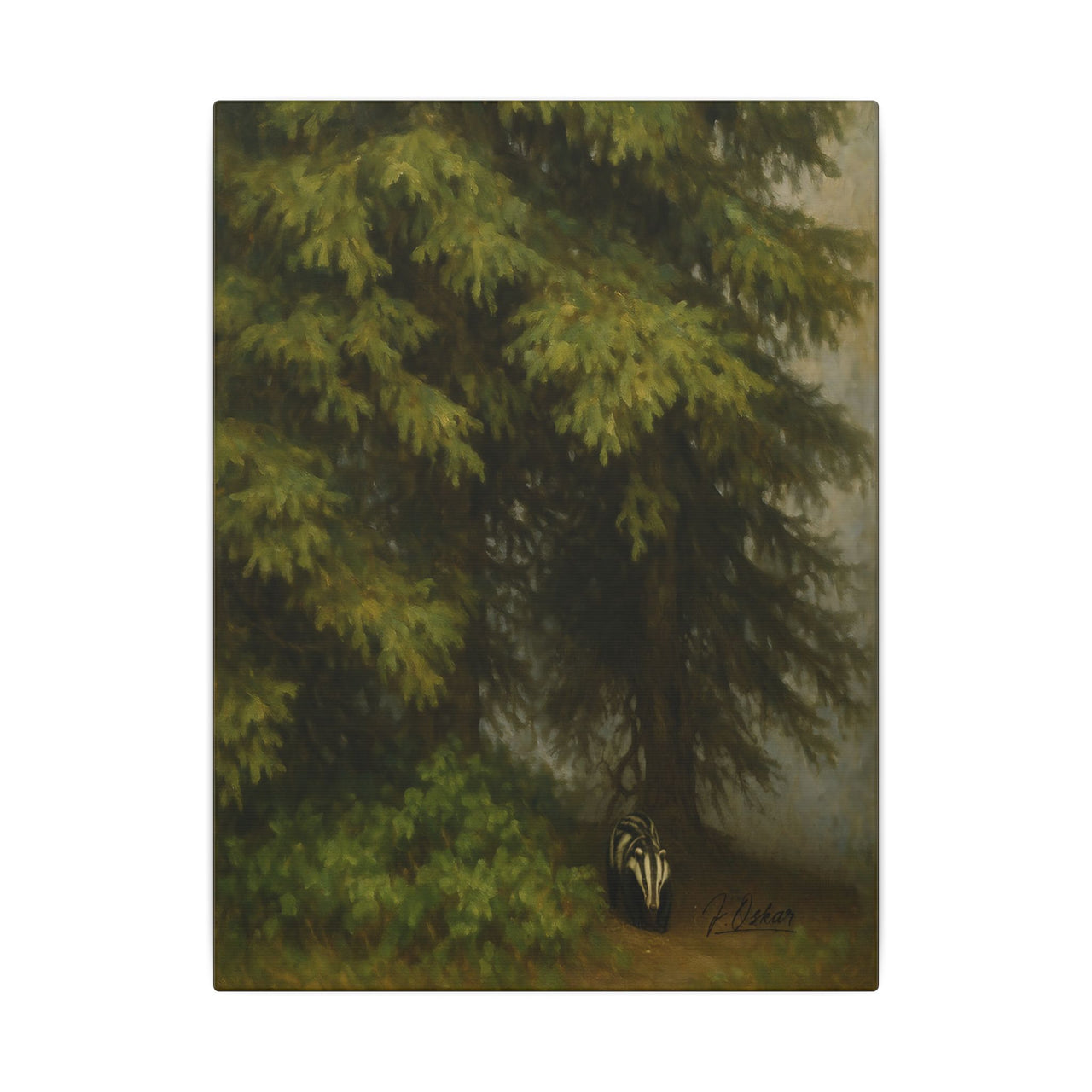 Majestic Mountain 56 - Forest Watcher Canvas Art