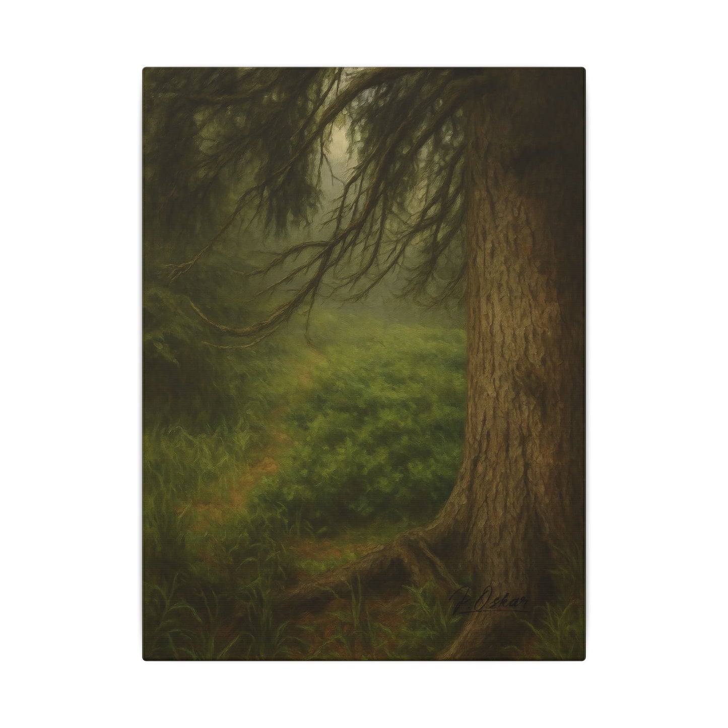 Majestic Mountain 35 - Under the Elder Pine Canvas Art
