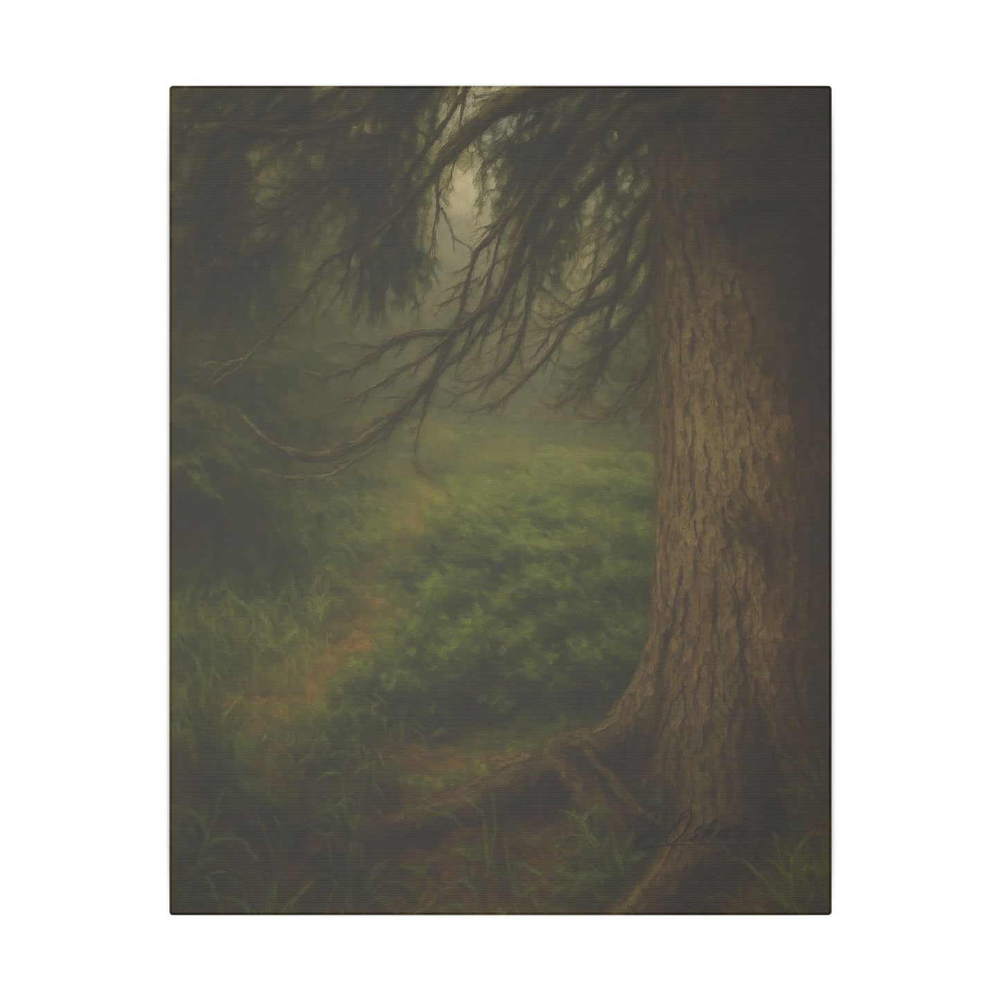 Majestic Mountain 35 - Under the Elder Pine Canvas Art