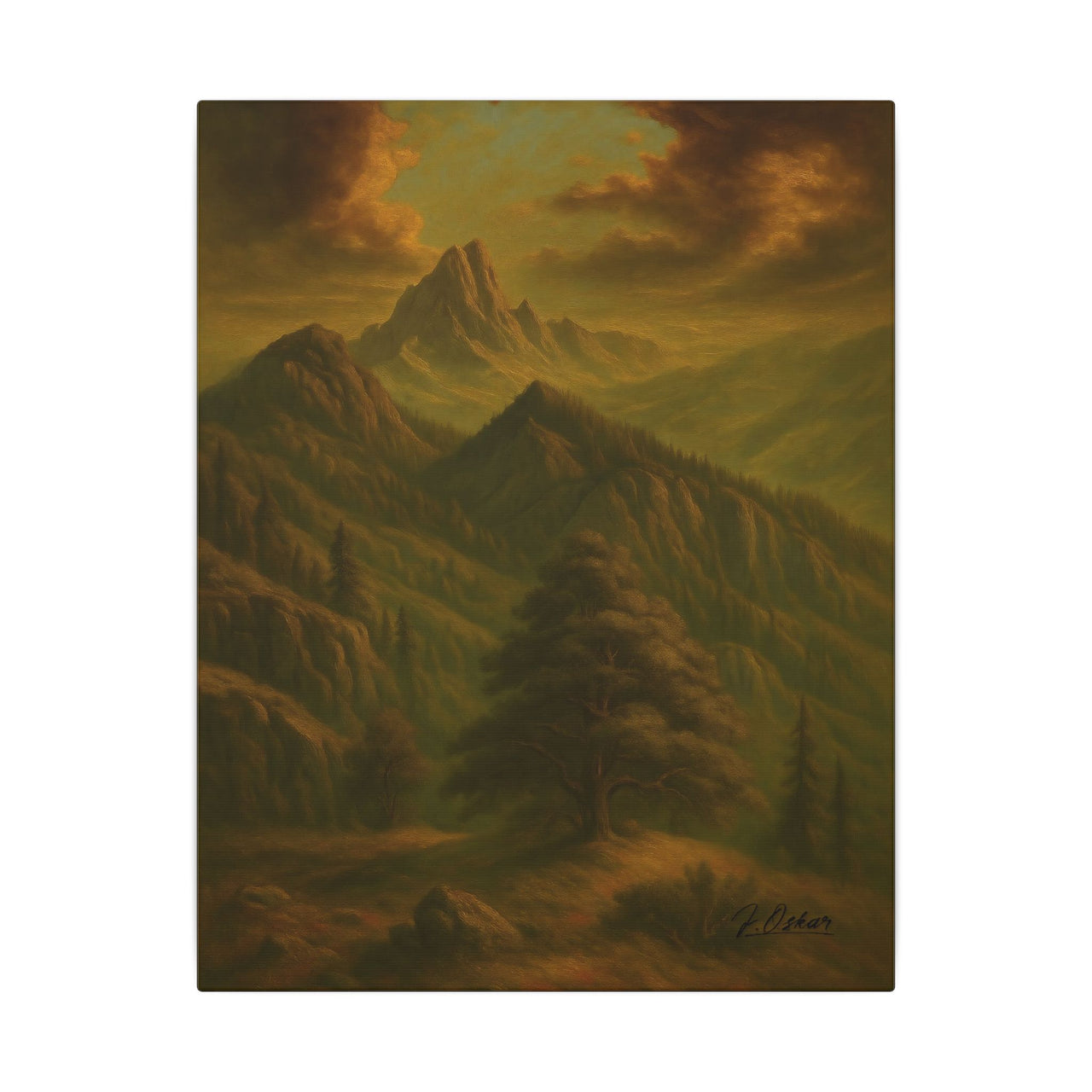 Majestic Mountain 15 - Journey to the Unknown Canvas Art