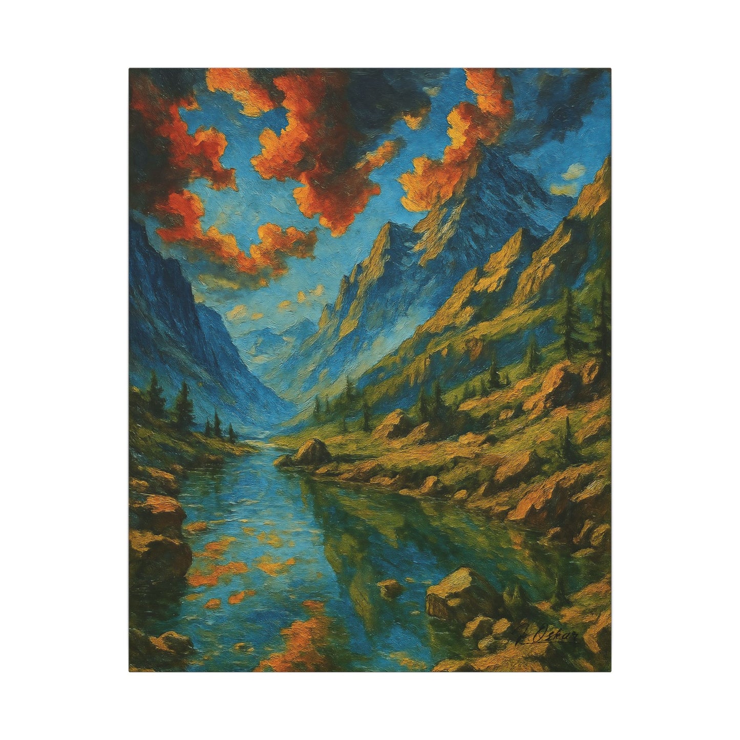 Majestic Mountain 17 - The Awakening Valley Canvas Art