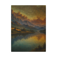 Majestic Mountain 7 - Stillness Beyond the Peaks Canvas Art