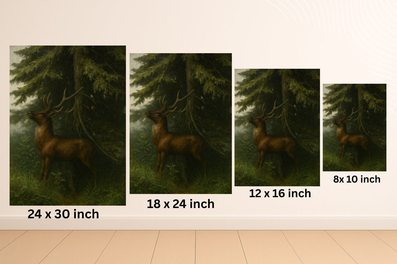 Majestic Mountain 61 - The Proud Stag Canvas Art