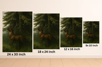 Majestic Mountain 61 - The Proud Stag Canvas Art