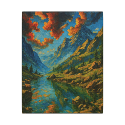 Majestic Mountain 17 - The Awakening Valley Canvas Art
