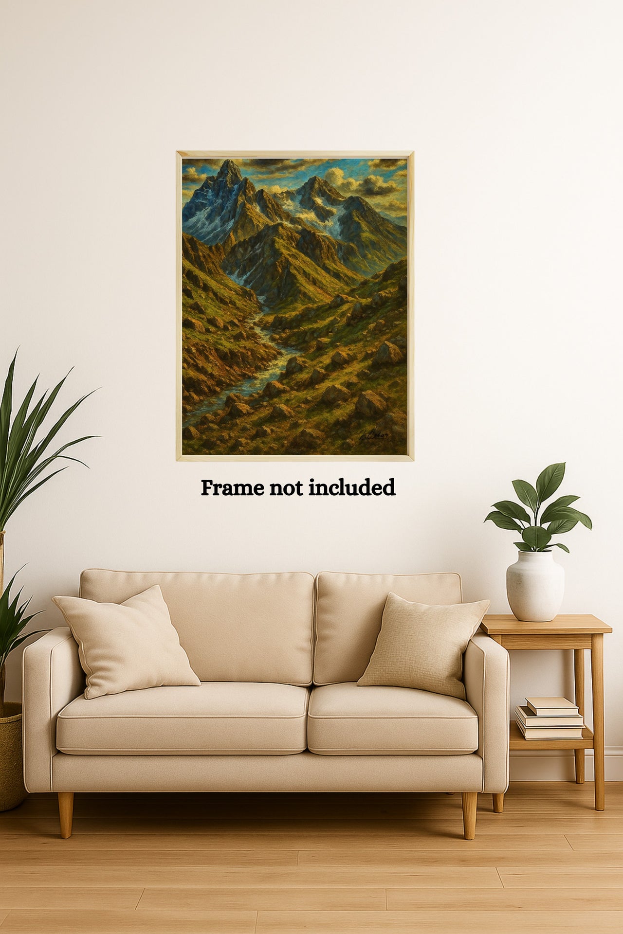 Majestic Mountain 13 - River's Journey to the Majestic Mountain Canvas Art