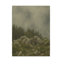 Majestic Mountain 57 - Rocky Ridge Above the Treeline Canvas Art