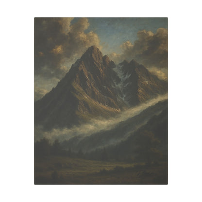 Majestic Mountain 8 -Veil of the Forgotten Peaks Canvas Art