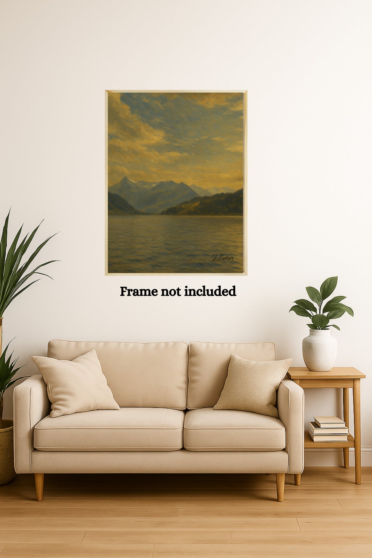 Majestic Mountain 14 - Evening Silence Canvas Art