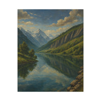 Majestic Mountain 21 - The Valley of Clarity Canvas Art
