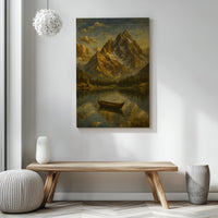 Majestic Mountain 2 - The Stillness Before the Journey Canvas Art