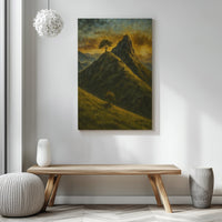 Majestic Mountain 6 - Sunset Overlook Canvas Art