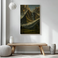 Majestic Mountain 8 -Veil of the Forgotten Peaks Canvas Art