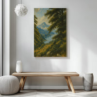 Majestic Mountain 10 - View of the Quiet Vale Canvas Art