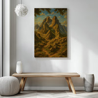 Majestic Mountain 12 - Path of the Wanderer Canvas Art