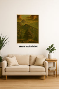 Majestic Mountain 15 - Journey to the Unknown Canvas Art