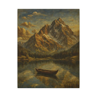 Majestic Mountain 2 - The Stillness Before the Journey Canvas Art