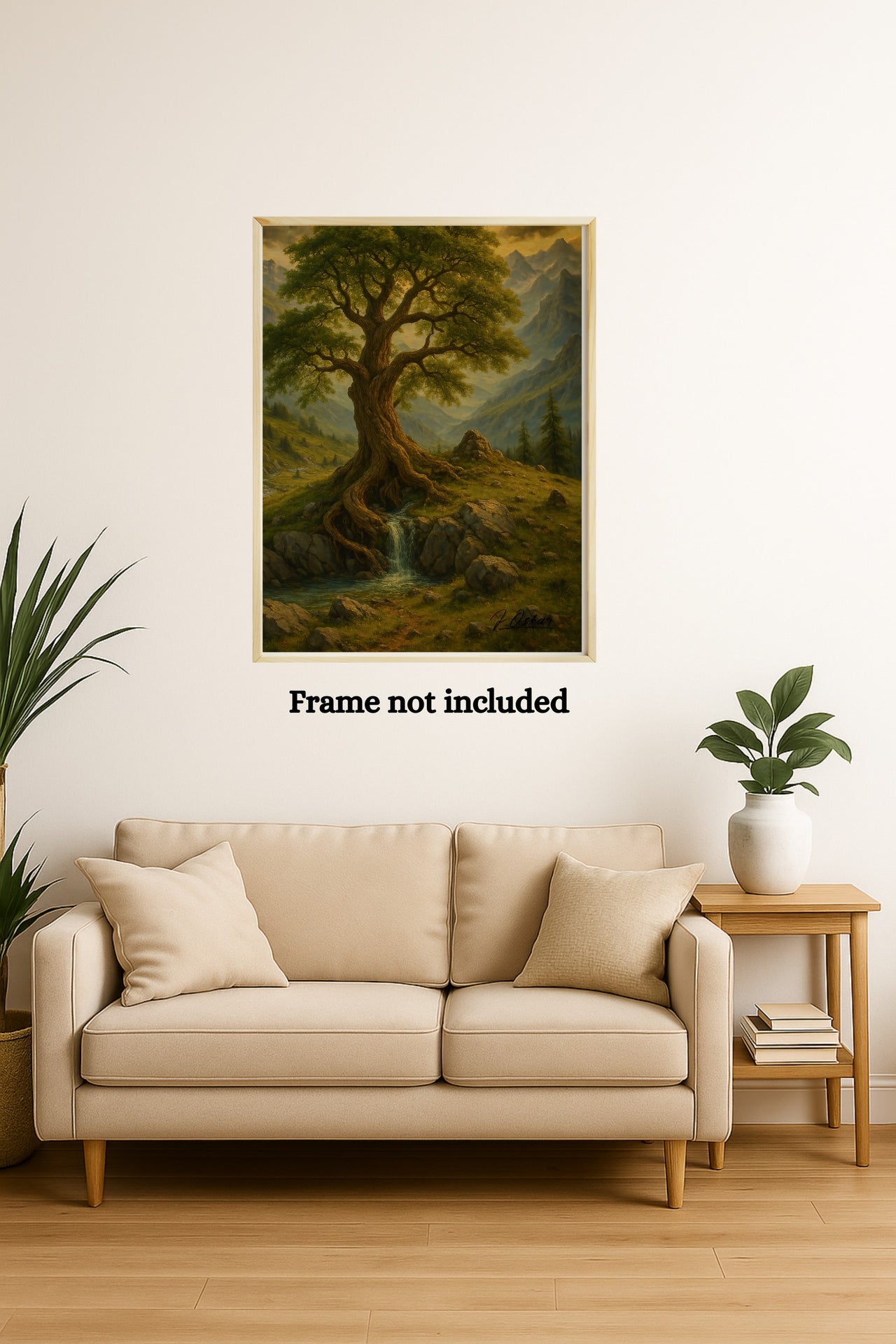 Majestic Mountain 16 - The Living Spring Canvas Art