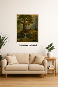 Majestic Mountain 16 - The Living Spring Canvas Art