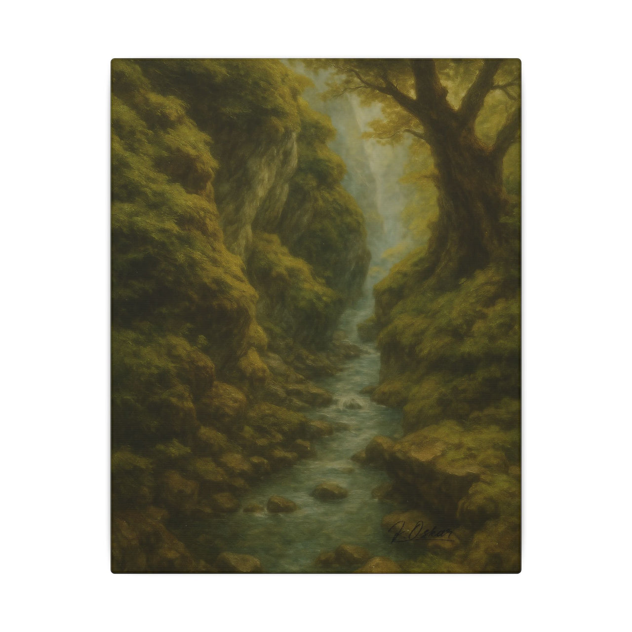 Majestic Mountain 51 - Valley of Gentle Waters Canvas Art