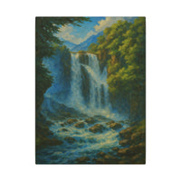Majestic Mountain 37 - The Waterfall’s Voice Canvas Art