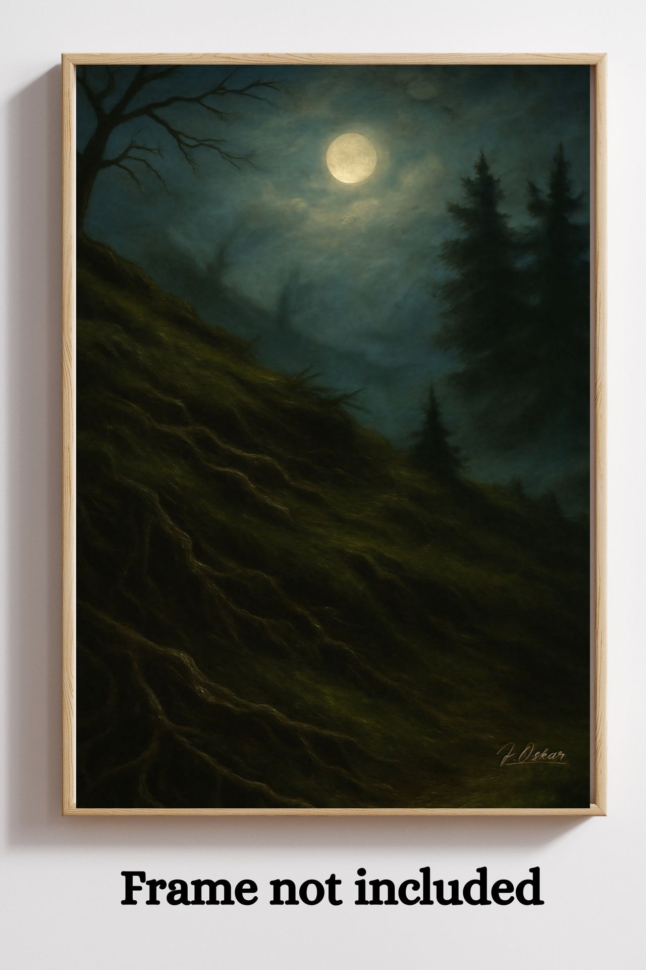Majestic Mountain 67- Roots and Shadows Canvas Art