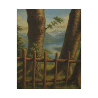 Majestic Mountain 23 - Between the Trees Canvas Art