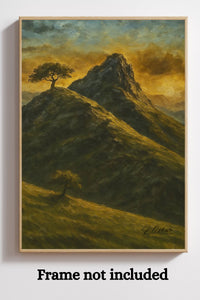 Majestic Mountain 6 - Sunset Overlook Canvas Art