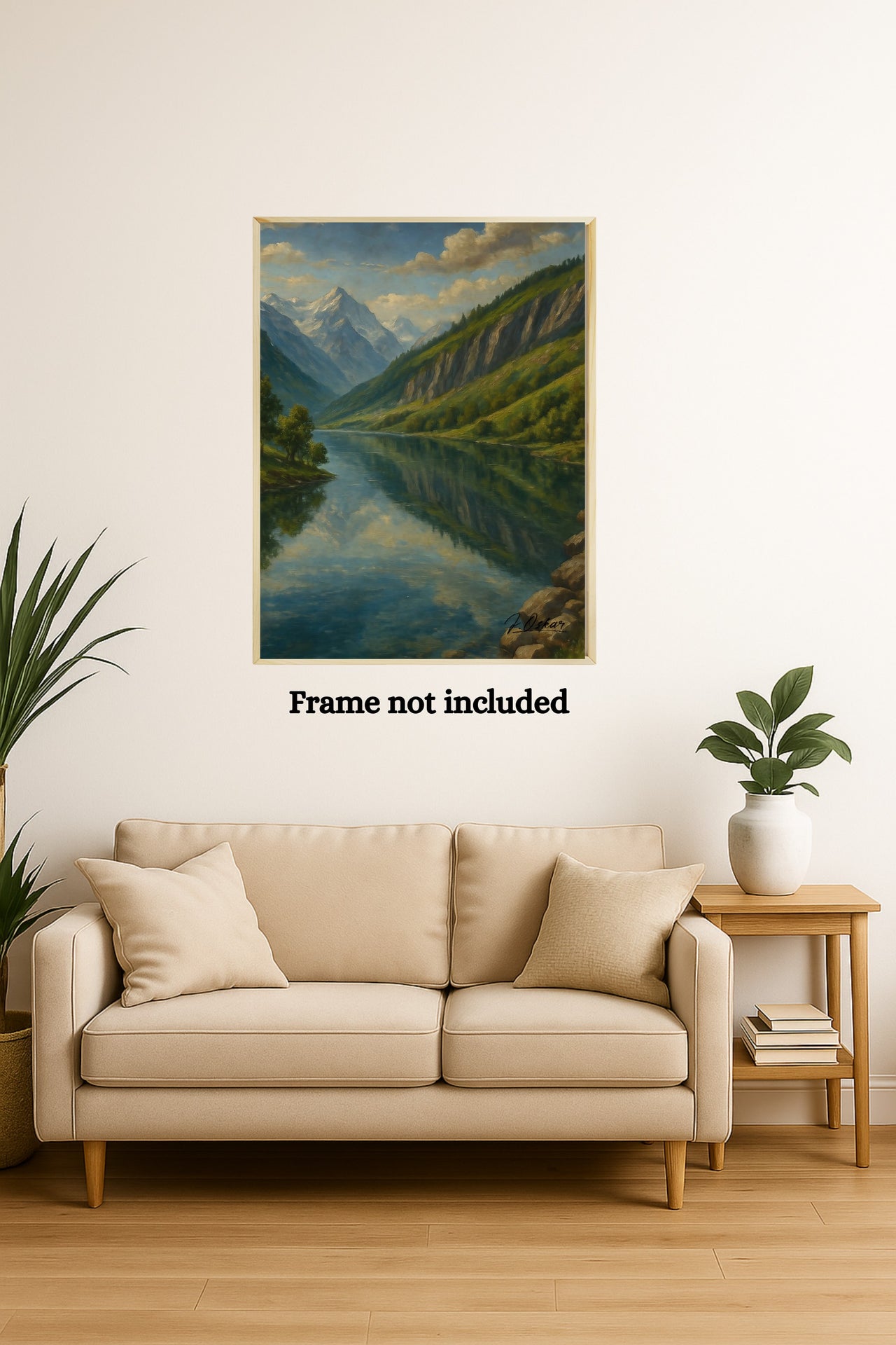 Majestic Mountain 21 - The Valley of Clarity Canvas Art