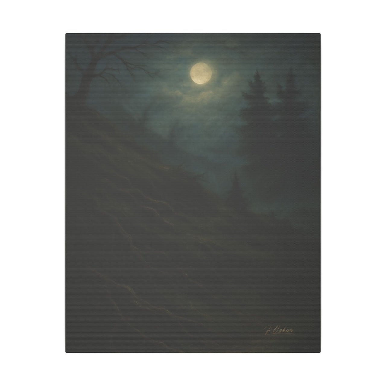 Majestic Mountain 67- Roots and Shadows Canvas Art