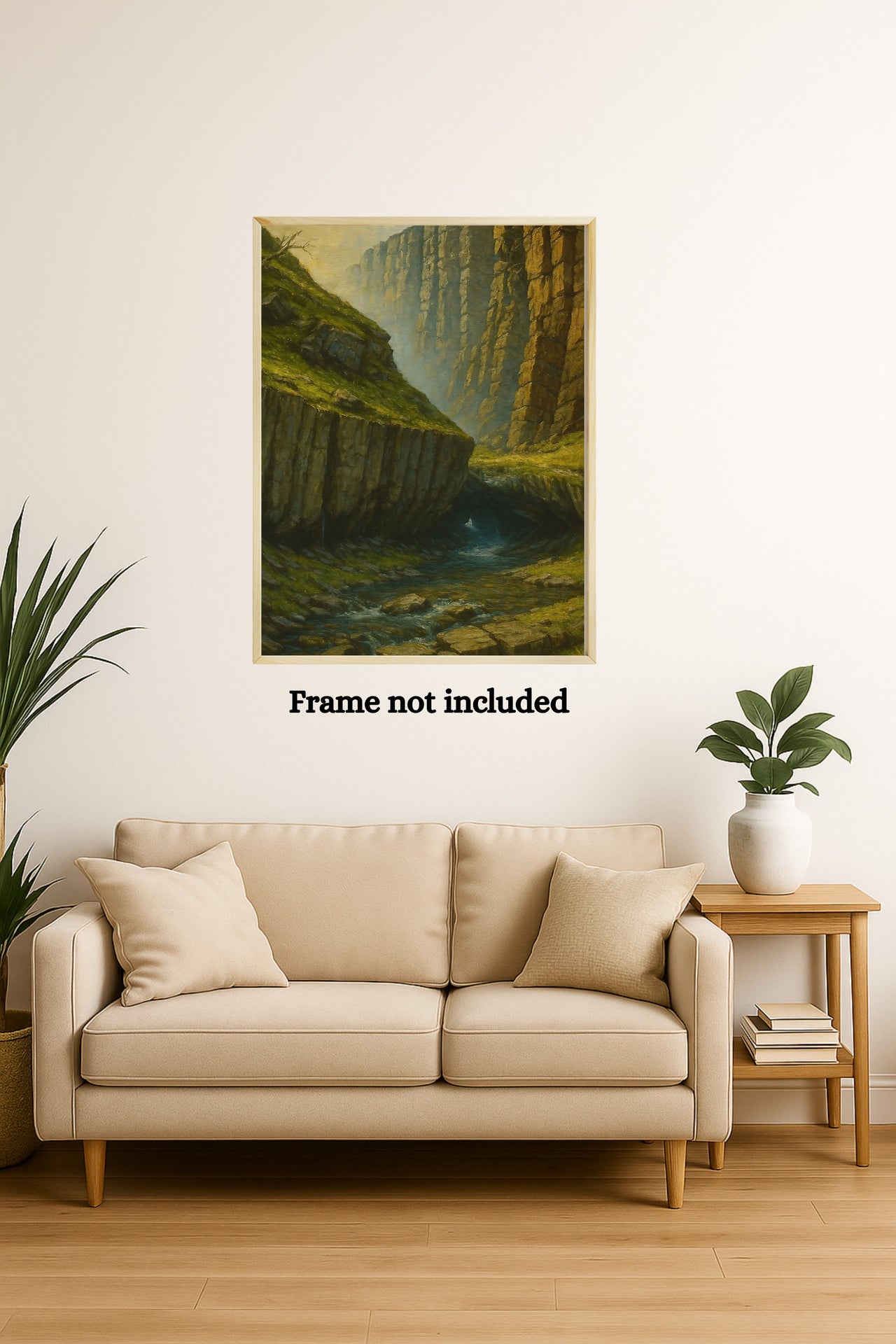 Majestic Mountain 22 - The Stone Corridor Canvas Art