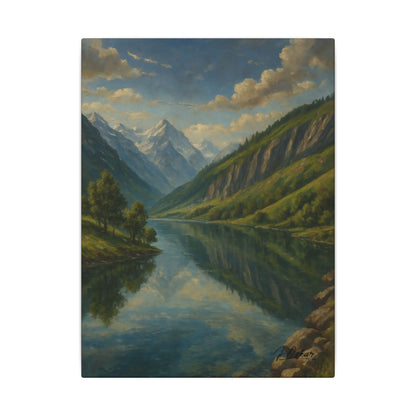 Majestic Mountain 21 - The Valley of Clarity Canvas Art