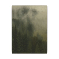 Majestic Mountain 58 - Misty Pine Valley Canvas Art