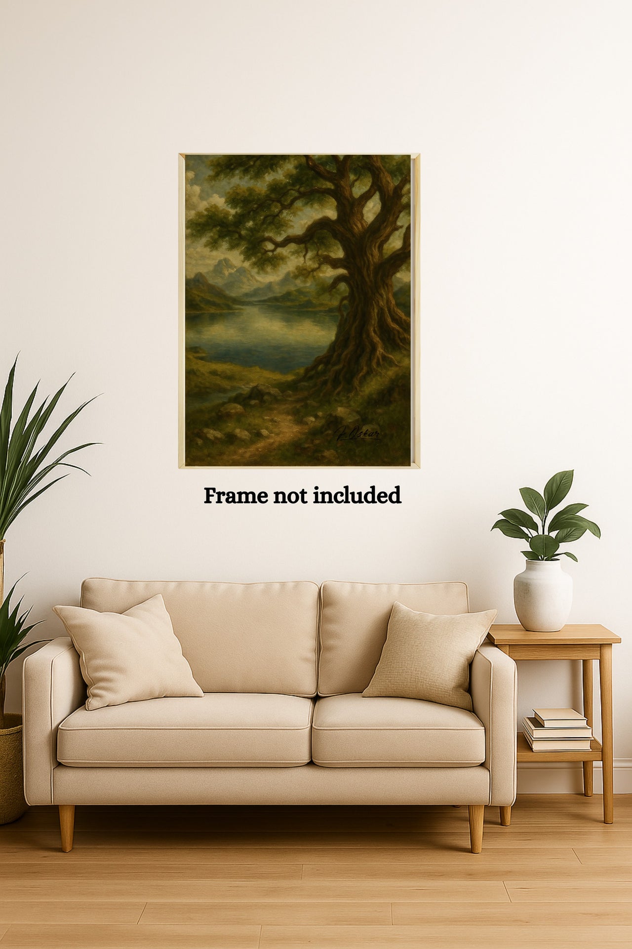 Majestic Mountain 26 - The Watchful Tree Canvas Art