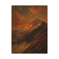 Majestic Mountain 95 - Summit in morning light Canvas Art