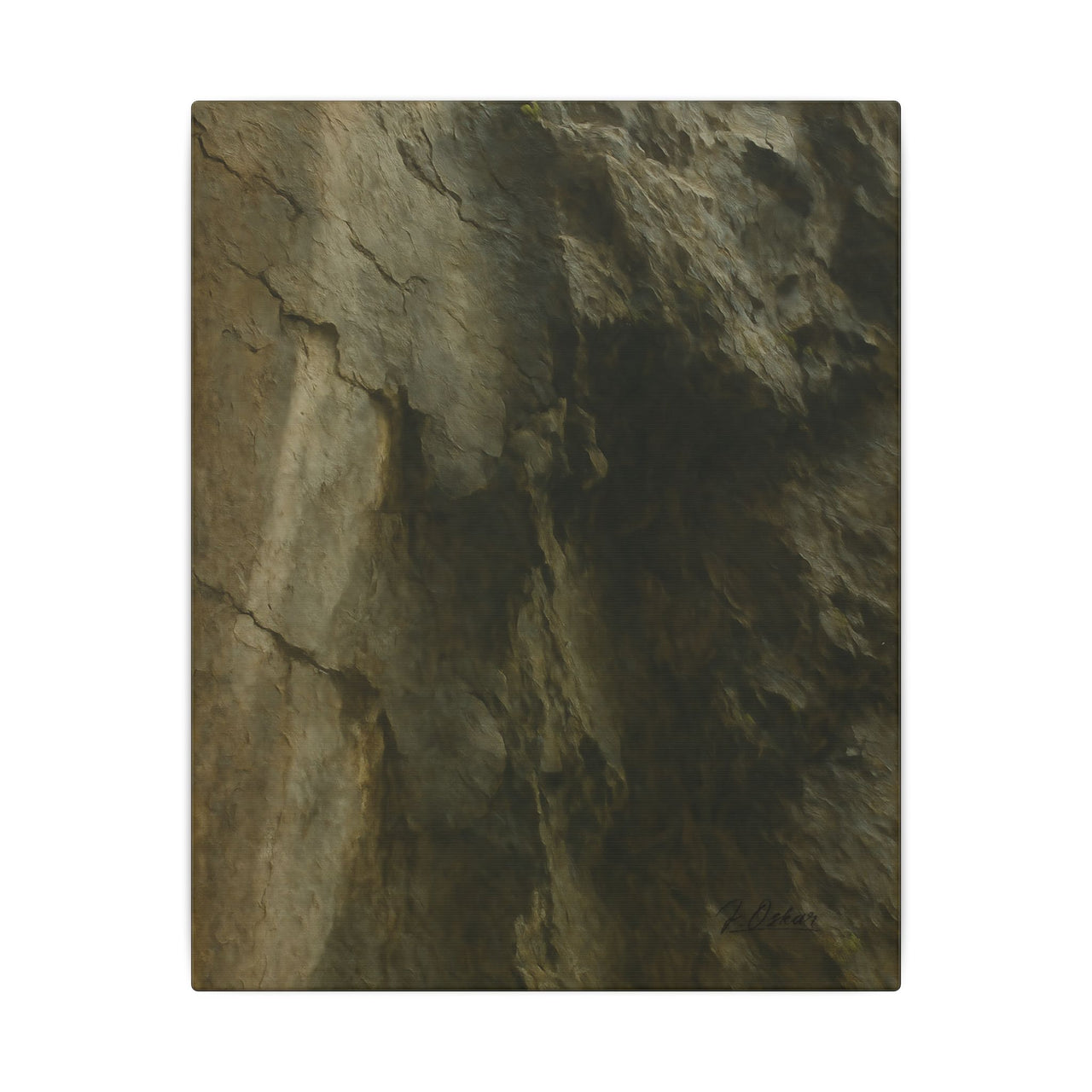 Majestic Mountain 47 - Silence of the Stone Canvas Art