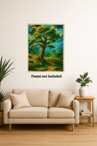 Majestic Mountain 28 - The Tree Beyond Fear Canvas Art