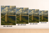 Majestic Mountain 78 - Summit Marker Canvas Art