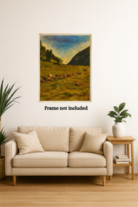Majestic Mountain 29 - Stone Line of Memory Canvas Art