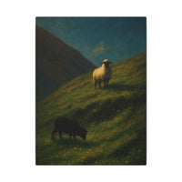 Majestic Mountain 80 - Sheep on the High Slope Canvas Art